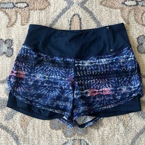 CALIA by Carrie Underwood 2-in-1 Running Shorts, Size XS